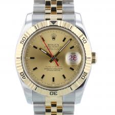 Gents Rolex Turnograph 116263 18ct Yellow Gold   Stainless Steel case with Gilt dial
