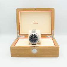 Gents Omega Seamaster Co-Axial 21030445101001 Steel case with Black Wave dial