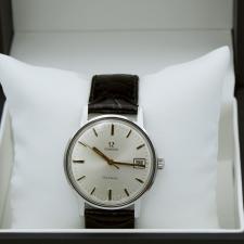 Gents Omega Geneve  Steel case with Silver dial
