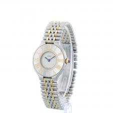 Ladies Cartier Must 21 1330 Gold Plated Stainless Steel case with Cream dial