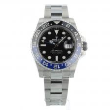 Gents Rolex GMT Master II 116710BLNR Steel case with Black dial