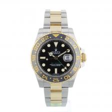 Gents Rolex GMT Master II 116713LN 18ct Yellow Gold   Stainless Steel case with Black dial