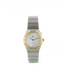 Ladies Omega Constellation 131.20.28.60.55.002 18ct Yellow Gold   Stainless Steel case with MOP Diamond dial