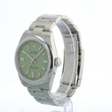 Gents Rolex Oyster Perpetual 41 134300 Steel case with Pistachio dial