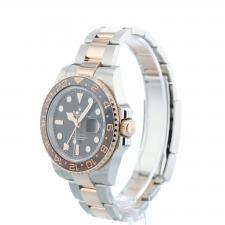 Gents Rolex GMT Master II 126711CHNR 18ct Rose Gold Stainless Steel case with Black dial