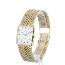 Gents Omega DeVille   9 CT case with Silver dial