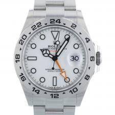 Gents Rolex Explorer II 226570 Stainless Steel case with White dial