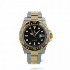 Gents Rolex GMT Master II 116713LN 18ct Yellow Gold   Stainless Steel case with Black dial