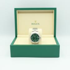 Gents Rolex Oyster Perpetual 41 134300 Steel case with Green dial