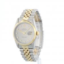 Gents Rolex DateJust 16233 18ct Yellow Gold   Stainless Steel case with Silver Jubilee and Diamond dial