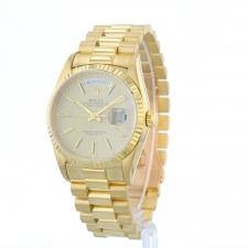 Gents Rolex Day Date 18238 18 CT case with Gilt dial