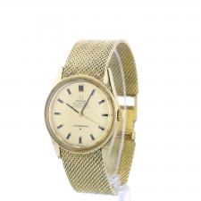 Gents Omega Constellation 23655436 18 CT case with Gilt dial
