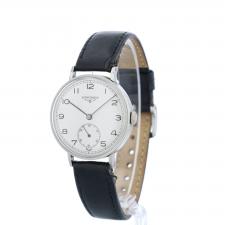 Gents Longines Steel case with Silver dial