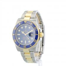 Gents Rolex Submariner Date 116613LB 18ct Yellow Gold   Stainless Steel case with Blue dial
