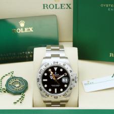 Gents Rolex Explorer II 226570 Stainless Steel case with Black dial
