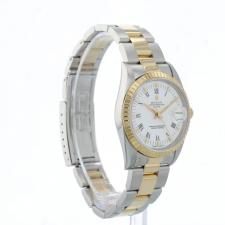 Gents Rolex Date 15223 18ct Yellow Gold   Stainless Steel case with White dial