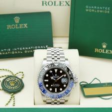 Gents Rolex GMT Master II 126710BLNR Stainless Steel case with Black dial