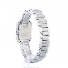 Ladies Cartier Tank Anglaise 3485 Steel case with Silver dial