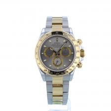 Gents Rolex Daytona 116523 18ct Yellow Gold   Stainless Steel case with Grey dial