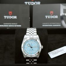 Gents Tudor Black Bay 54 79000 Steel case with Lagoon Blue dial