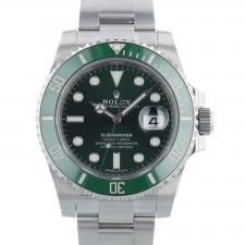 Gents Rolex Submariner Date 116610LV Steel case with Green dial