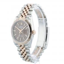 Gents Rolex DateJust 36 126231 18ct Rose Gold Stainless Steel case with Chocolate dial