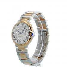 Ladies Cartier Ballon Bleu W2BB0033 18ct Rose Gold Stainless Steel case with Silver dial