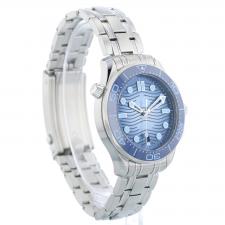 Gents Omega Seamaster 21030422003003 Steel case with Summer Blue Wave dial
