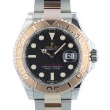 Gents Rolex Yacht-Master 40 126621 18ct Rose Gold   Stainless Steel case with Black dial