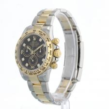 Gents Rolex Daytona 116503 18ct Yellow Gold   Stainless Steel case with Black Diamond dial