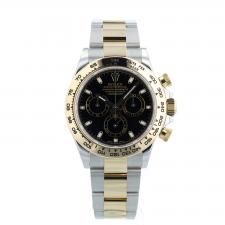 Gents Rolex Daytona 116503 18ct Yellow Gold Stainless Steel case with Black dial