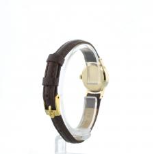 Ladies Omega     9 CT case with Silver dial