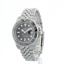 Gents Rolex GMT Master II 126710GRNR Steel case with Black dial
