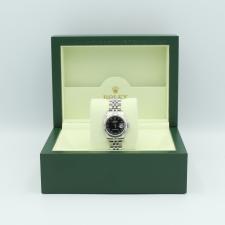 Ladies Rolex DateJust 179174 Steel case with Black dial