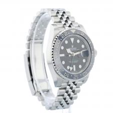 Gents Rolex GMT Master II 126710GRNR Stainless Steel case with Black dial