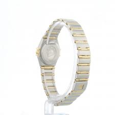 Ladies Omega Constellation 1262.30.00 18ct Yellow Gold   Stainless Steel case with Cream dial