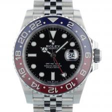 Gents Rolex GMT Master II 126710BLRO Stainless Steel case with Black dial