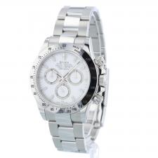 Gents Rolex Daytona 116520 Stainless Steel case with White dial