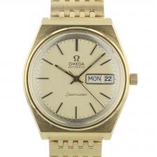 Gents Omega Seamaster 166.0210 G/P case with Gilt dial