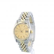 Ladies Rolex DateJust 31 6827 18ct Yellow Gold Stainless Steel case with Gilt dial