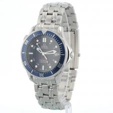 Gents Omega Seamaster Professional GMT 25358000 Rose Gold Plated case with Blue dial