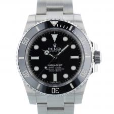 Gents Rolex Submariner Non Date 114060 Stainless Steel case with Black dial