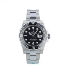 Gents Rolex GMT Master II 116710LN Stainless Steel case with Black dial