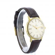 Gents Omega Geneve Gold Plated Stainless Steel case with Silver dial