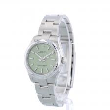 Ladies Rolex Oyster Perpetual 31 277200 Stainless Steel case with Pistachio dial