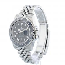 Gents Rolex GMT Master II 126710GRNR Stainless Steel case with Black dial