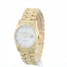 Gents Rolex Day Date 18238 18ct Yellow Gold case with White dial