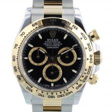 Gents Rolex Daytona 126503 18ct Yellow Gold Stainless Steel case with Black dial