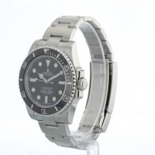 Gents Rolex Submariner Non Date 114060  case with Black dial