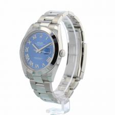Gents Rolex Datejust 41 126300 Steel case with Azzuro Blue dial